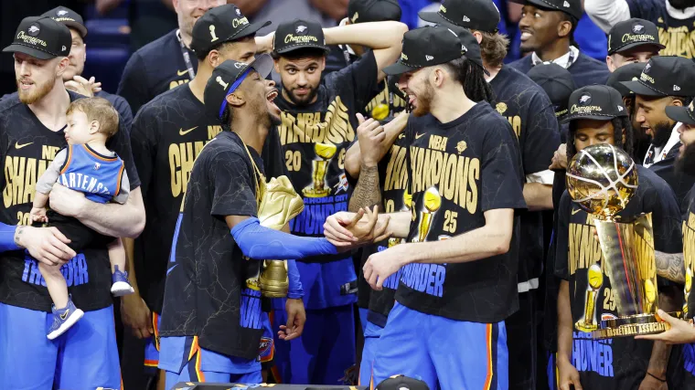 Shai Gilgeous-Alexander and Chet Holmgren